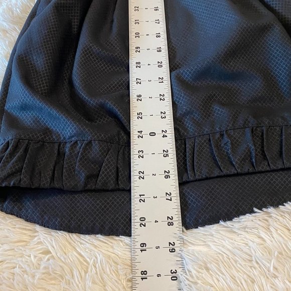 Bebe Black V Neck Sleeveless Zip Up Bubble Hem Mini Dress Size 4 #1624 - Picture 13 of 13